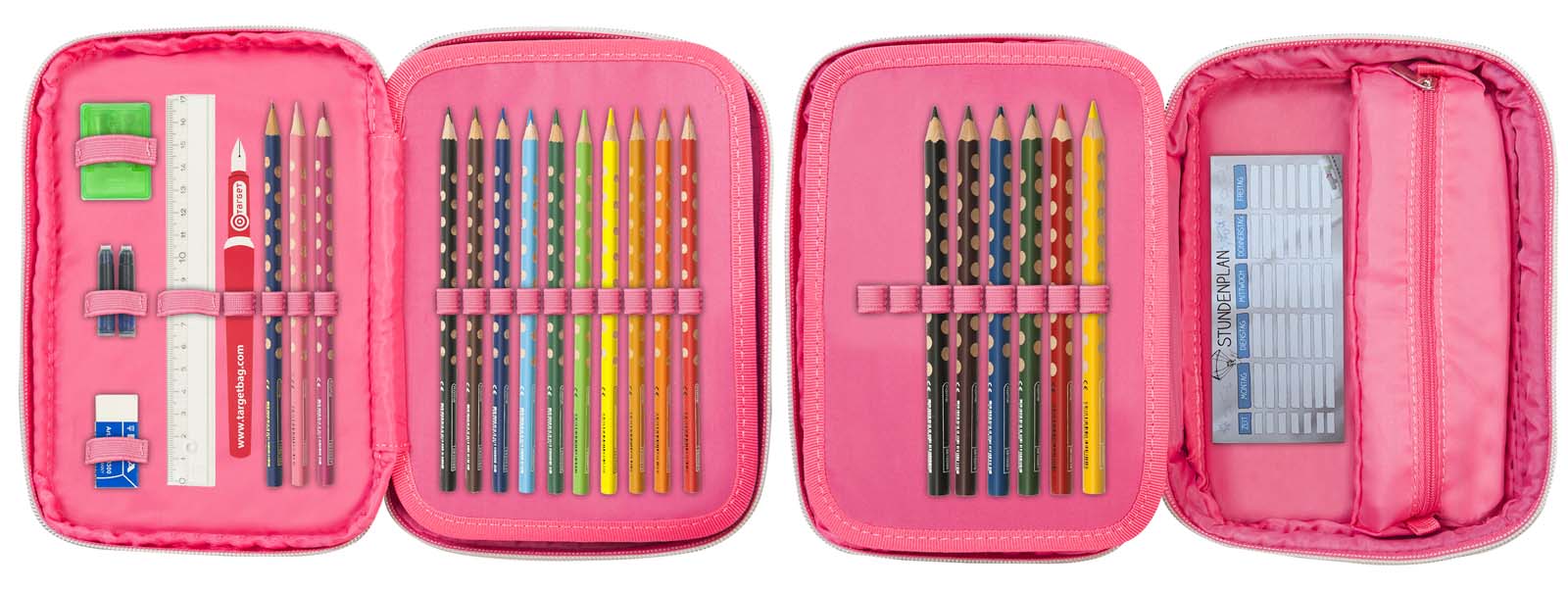 Пенал с канцтоварами Сердце  